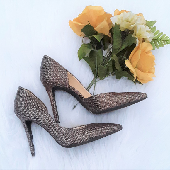 Jessica Simpson Shoes - Jessica Simspon Metallic Heels Size 7.5M
